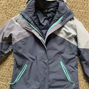 The north face hyvent 3 in 1 jacket